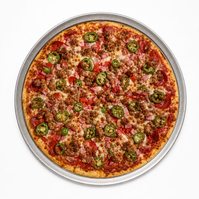 Chicharron Pizza Personal.