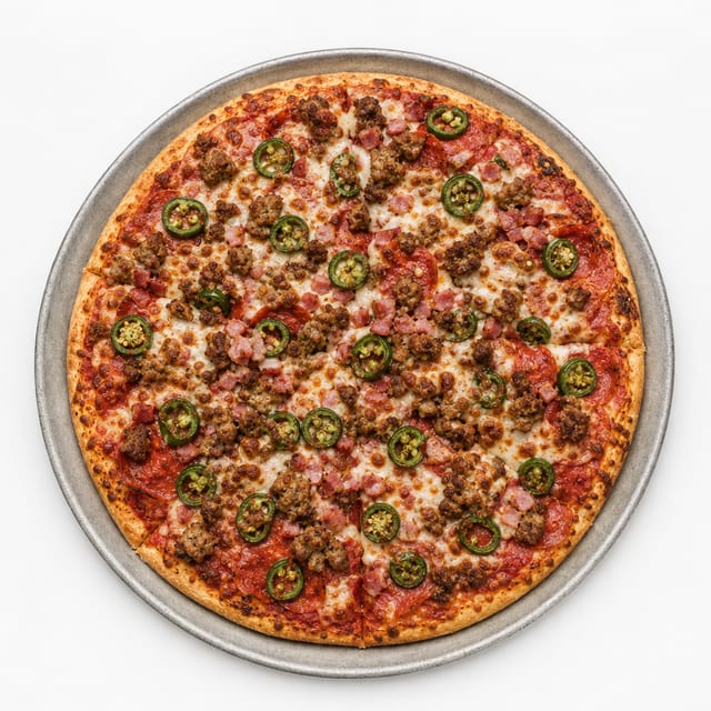Chicharron Pizza Large 16in.