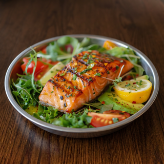 Grilled Salmon Salad